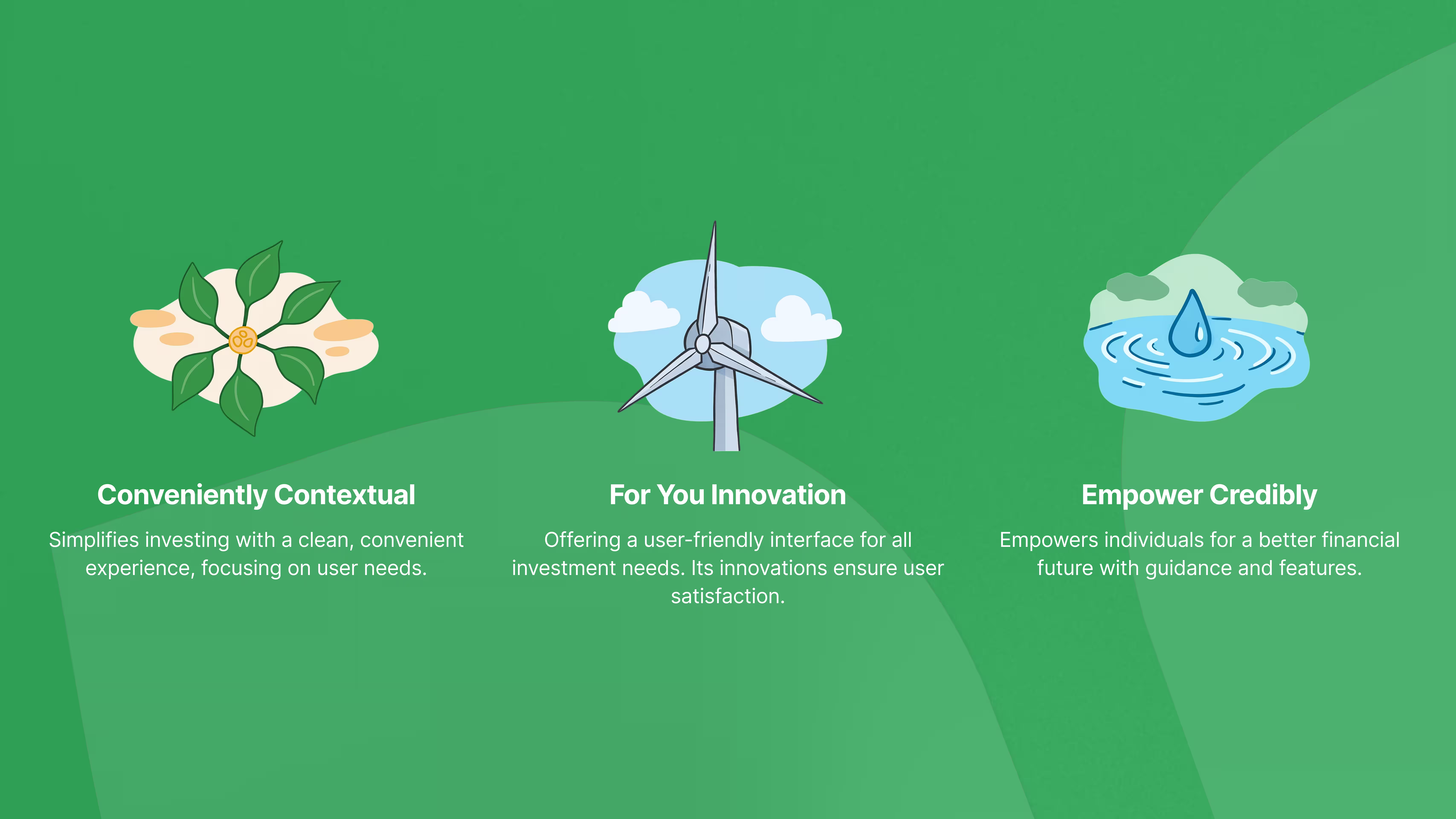 Visualization of Biome Design System's core principles.