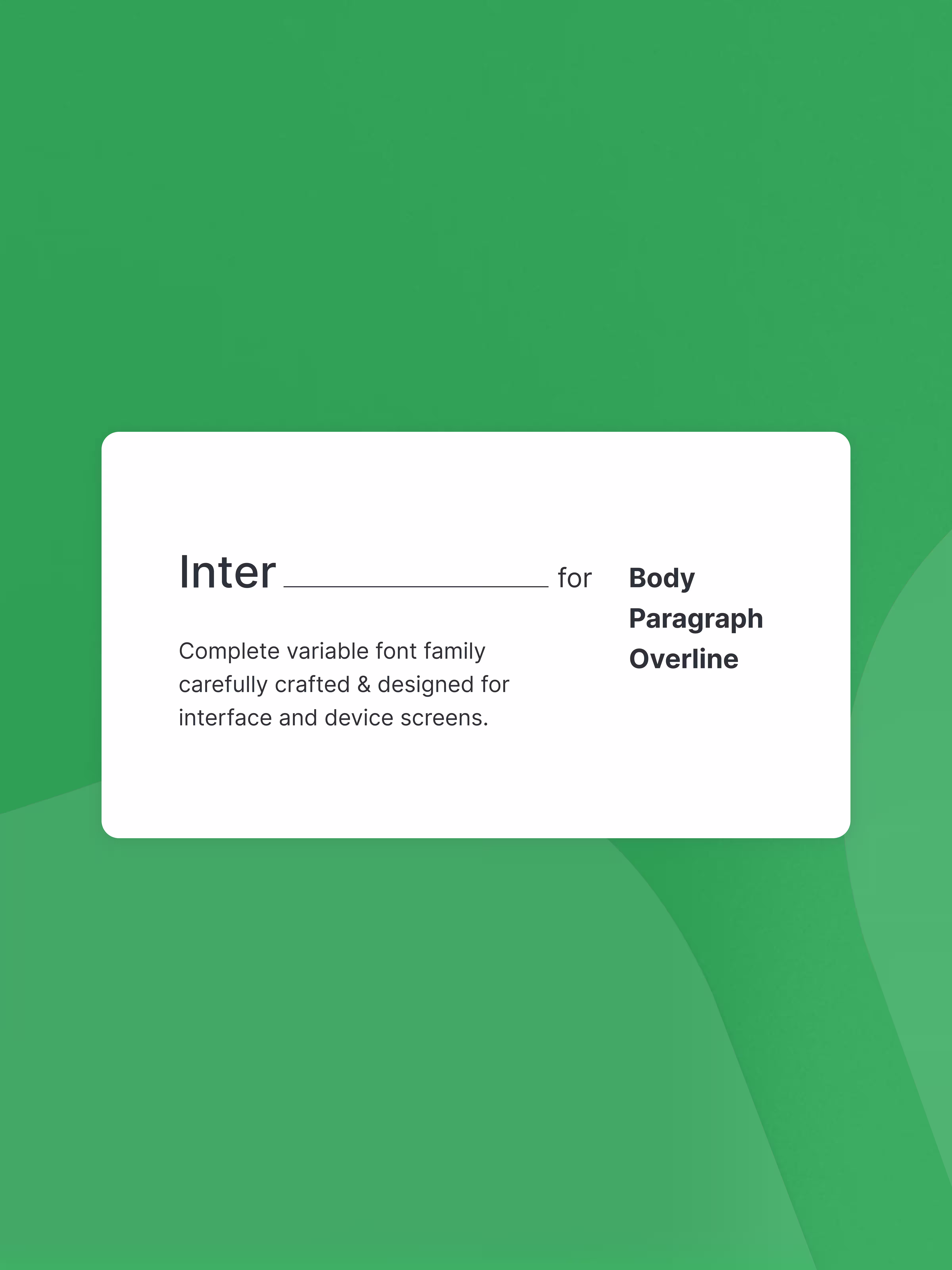 Example of Biome Design System's typography in use.