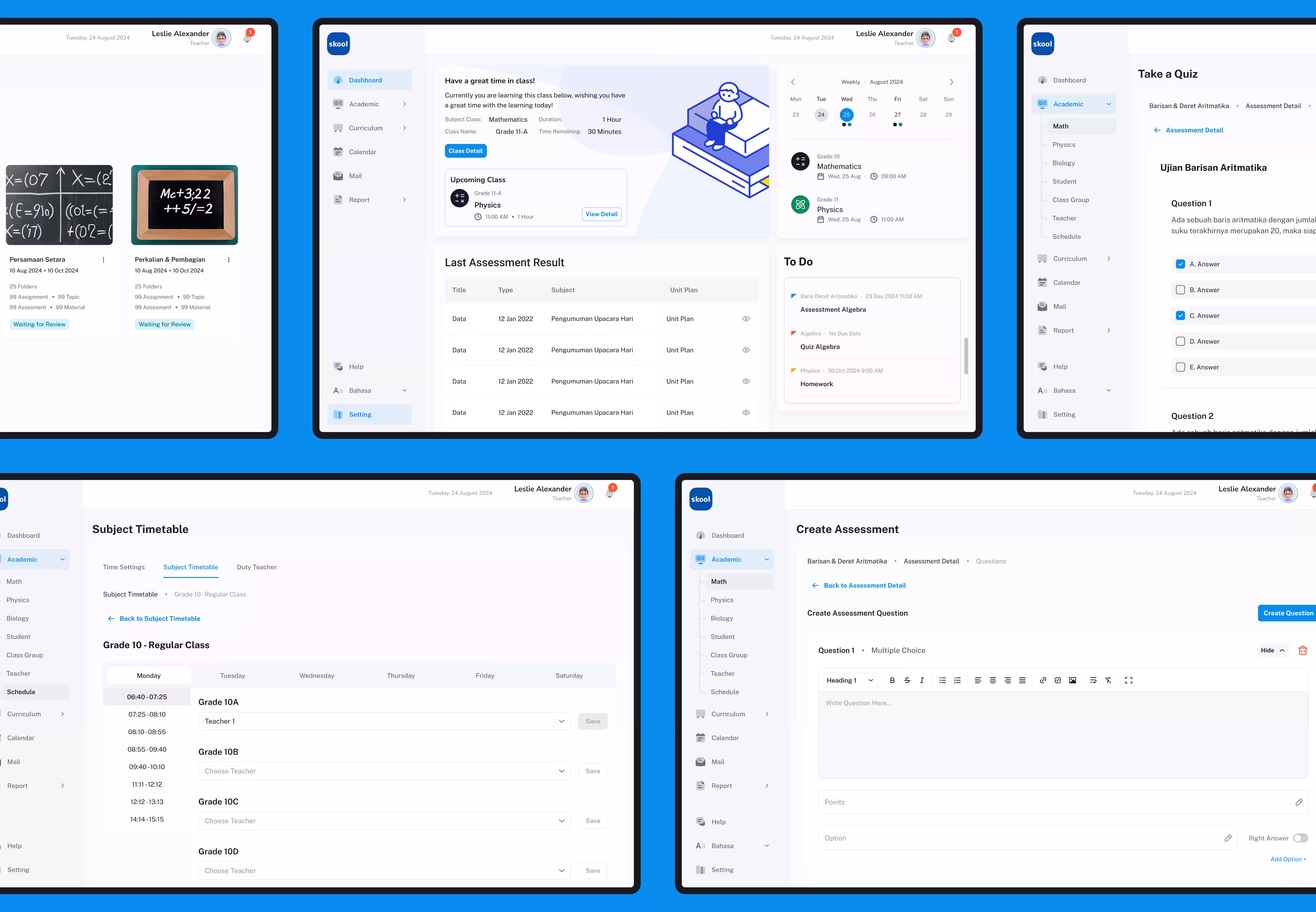 Showcase of Skool's user interface improvements, focusing on intuitive workflows.