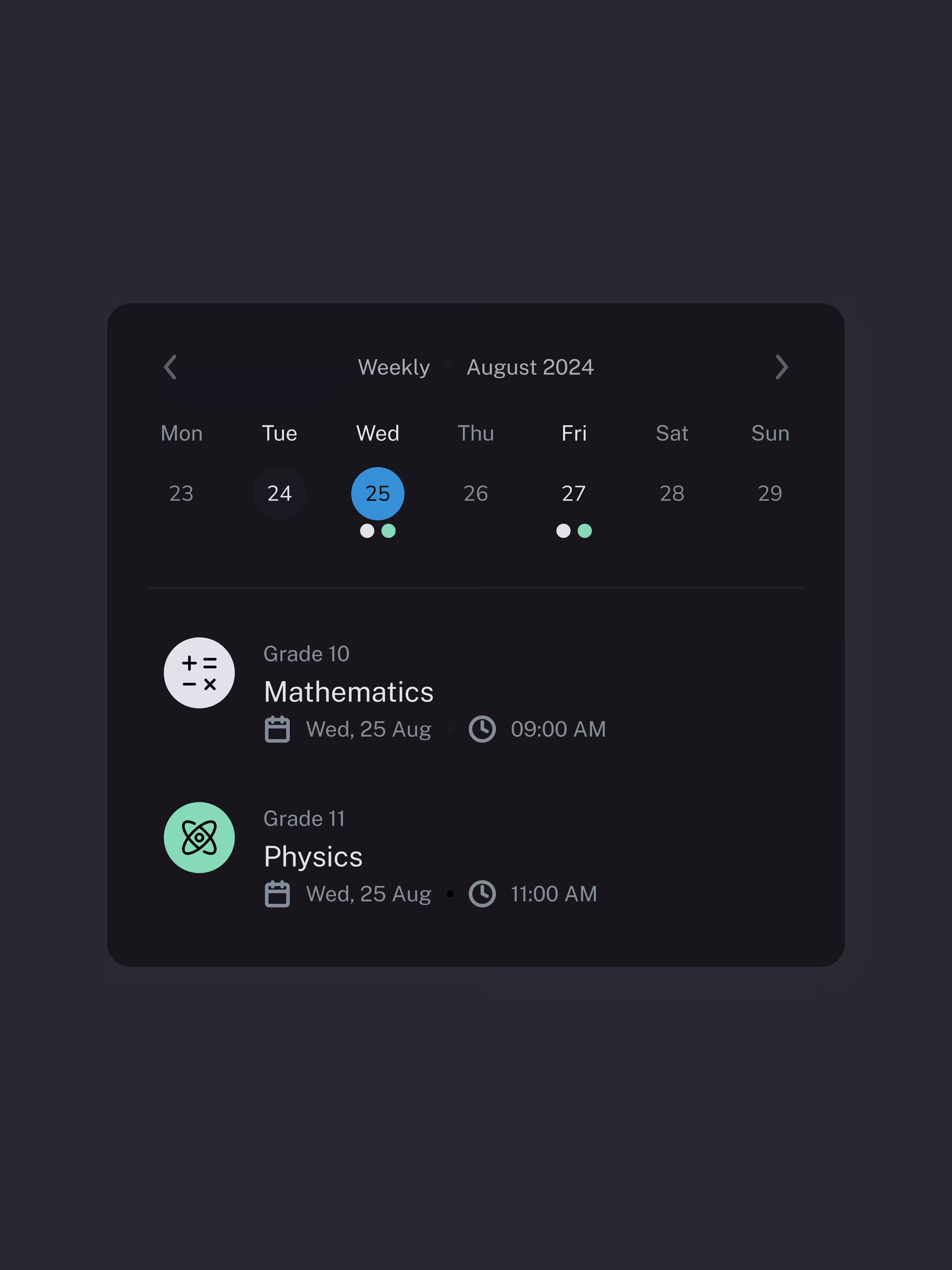 Skool web app interface detail highlighting accessibility features. alternate view